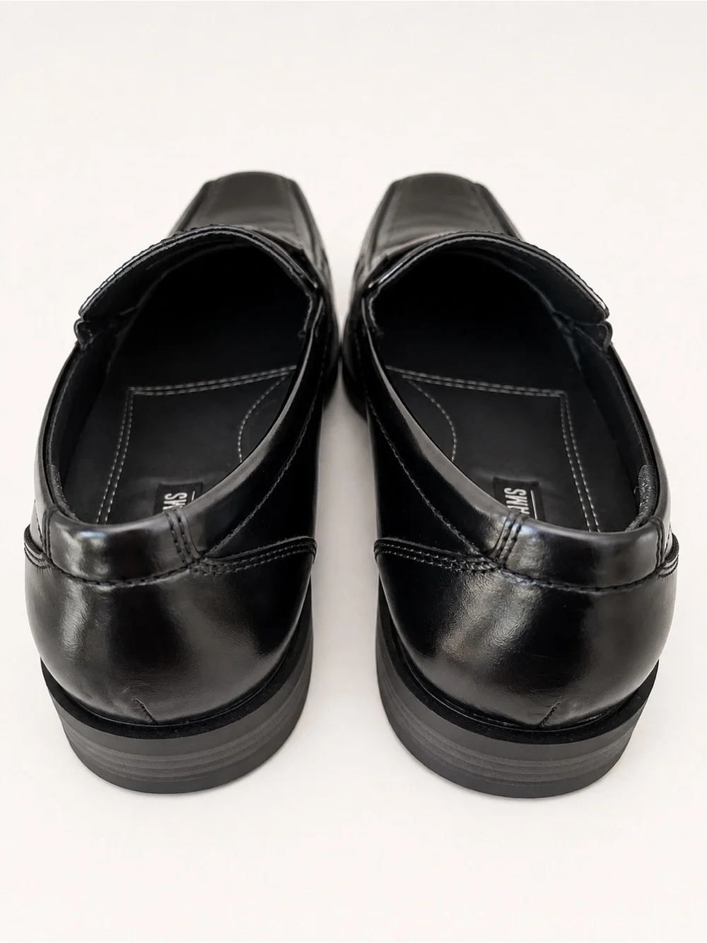 Stacy Adams Men’s Black Leather Dress Loafers – Size 8M - Picture 2 of 7